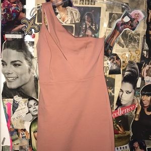 Bodycon one shoulder mini dress